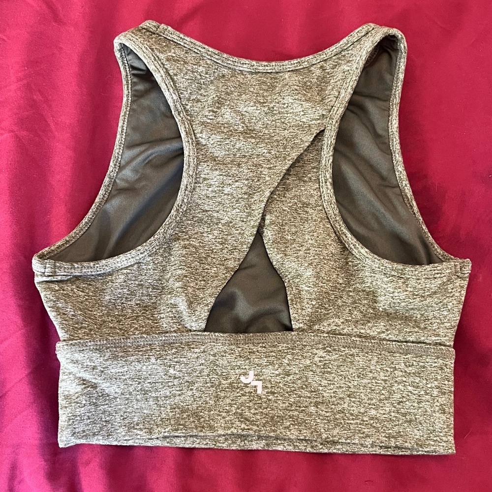 JoyLab Green Racerback Sports Bra Top - Picture 2 of 3